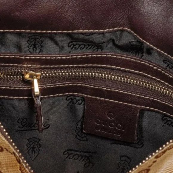 Gucci GG Monogram Crystal Hysteria Handbag - Picture 11 of 12